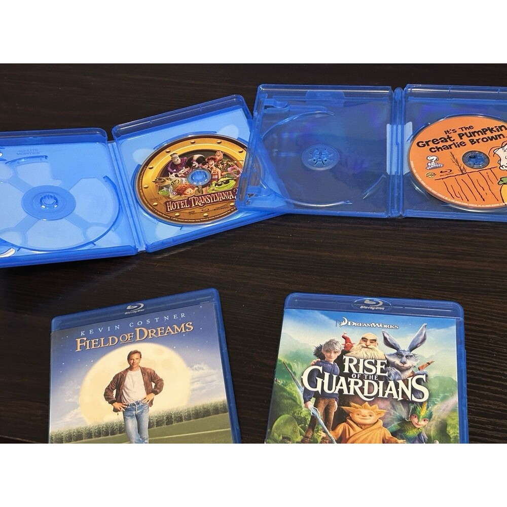 Kids Family Blu Ray Movie Lot 5 Great Pumpkin Hotel Transylvania Disney Family - Picture 8 of 8
